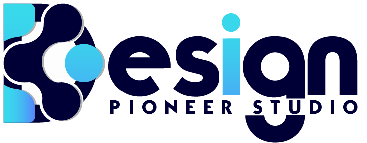 Design Pioneer Studio Logo Dark